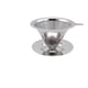 thumbnail image 1 of Verter sobre el goteador de café, filtro de café de acero inoxidable sin papel con soporte de taza antideslizante doble capa reutilizable cafetera de malla para la oficina en el hogar que vi, 1 of 3