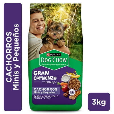 Alimento Seco Cachorro Raza Pequeña Carne Y Pollo Bolsa 3 Kg Dog Chow