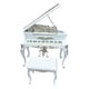 thumbnail image 1 of 1/12 Modelo De Piano En Miniatura Con Adorno De Taburete Para Decoración De Dormitorio Blanco, 1 of 5