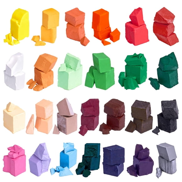 Tintes para cera de velas Candle Shop, 26 bloques de color para cera de soya