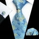 thumbnail image 5 of 1set Men's Plum Paisley Tie Three Piece Suit Including Tie Pocket Towel Cufflinks, 5 of 5