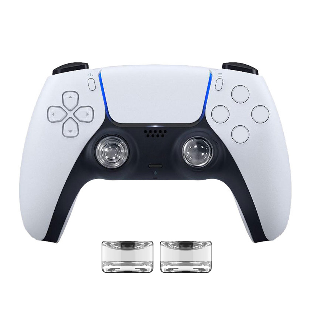 Genérico - Pack De 2 Fundas De Silicona Compatibles Con Los Mandos De Ps5/Ps4/Xbox Series X/S - Funda Protectora Transparente-2*Alto