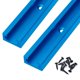 thumbnail image 4 of Juego de 2 abrazaderas de sujeción azules para T‑Track HOTTARGET de 61 cm, 4 of 9
