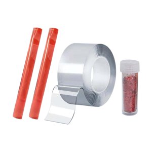 Bothyi - Soplar Burbujas Cinta De Doble Cara Relajante Tiras De Cintas Sin Rastro Manualidades Diy 2Mmx3Cmx5Meters