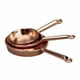 thumbnail image 1 of 3x Dollhouse Cocina Juego De Utensilios De Cocina Sartenes De Metal En Miniatura Para Diorama Dollhouse Brassy, 1 of 5