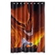 thumbnail image 1 of Cortina de ducha Naruto Shippuden, juego de cortina de baño con ganchos, tamaño 48 x 72 pulgadas, 1 of 3