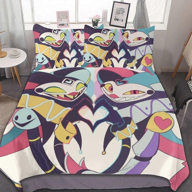 Helluva Boss3 Pieces Bedding Se Soft Comforter Se Decor Bedroom Gif