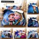 thumbnail image 1 of Cartoon Ice and Snow Romance Princess Elsa Bedding Set Princess Anna Girl Heart Quilt Cover Pillowcase Bed Sheets, 1 of 5