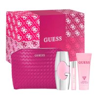 Set De Regalo Perfume Guess Para Mujer Edp 75 Ml + 15 Ml + Loción Corporal