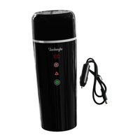 Magideal - Taza Calefactora Portátil Para Coche, Taza Para Uso Doméstico, Taza Eléctrica De Acero Inoxidable, Hervidor Calentado Para Té, Leche, Coches Familiare Con Agitación