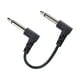 thumbnail image 1 of Cable De Parche Para Guitarra, ángulo Recto, Bajo Ruido, Efecto De Guitarra Eléctrica, Cables De Pedal De 15cm, 1 of 5