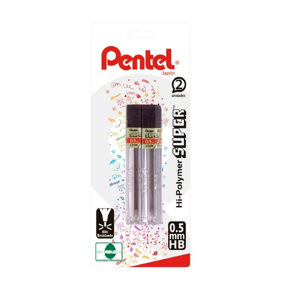 Minas de Repuesto Super Hi-Polymer 0.5 mm HB