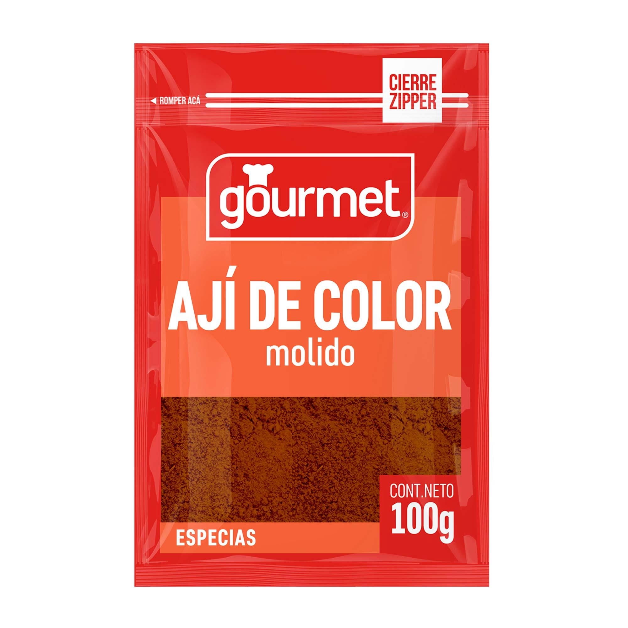 Ají Color Molido Bolsa 100 g Gourmet