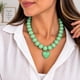 thumbnail image 1 of Collar Chicle Chunky De Cuentas Grandes Corazón Unisex verde 22, 1 of 2