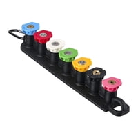 Ioensy - Accesorio De Puntas De Lavadora A Presión Para Limpieza Juego De Boquillas De Pulverización De Lavadora A Presión Base De 7 Orificios