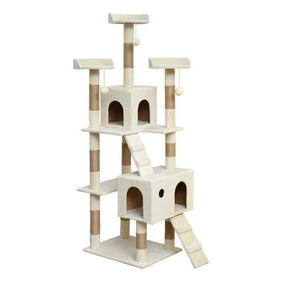 Torre Rascador De Lujo Para Gatos Mascotas Hogar Lau