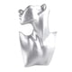 thumbnail image 3 of Escaparate De Material De Resina Exhibidor De Joyas Soporte Colgante L + Resina Plateada, 3 of 5
