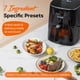 thumbnail image 3 of Freidora de aire Fullwill 6QT con ventana visible, recubrimiento antiadherente y 1700W, negra, 3 of 7