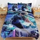 thumbnail image 1 of Jujutsu Kaisen Bedding Set Duvet Cover Comfortable and Lightweight Cartoon Bedding 3 Piece Bed Set, 1 of 5