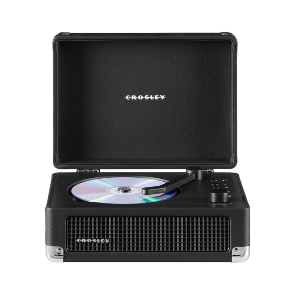 Reproductor de CD portátil Crosley CR3505A-BK con Bluetooth y radio FM