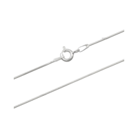 Fershop - Cadena De Plata Cola De Ratón Redonda