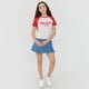 thumbnail image 4 of Polera Niña Teen Raglan Sporty Rojo Corona, 4 of 5