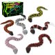 thumbnail image 1 of Figura de serpiente de juguete gigante, serpiente impresa en 3D de 106 cm con dientes brillantes, 1 of 7
