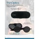 thumbnail image 4 of Lentes de Sol para Lectura ThinOptics Rectangulares Redondos/Negros 60mm, 4 of 8