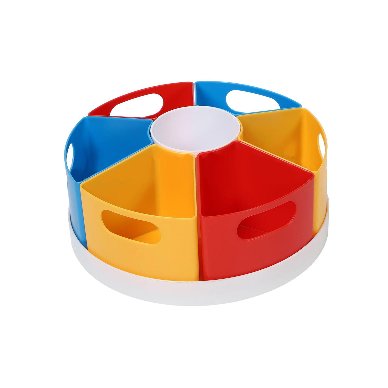 Magideal - Portalápices Giratorio De 360 Degree, Organizador De Escritorio, Organizador De Bolígrafos, 7 Compartimentos, Caja Para Bolígrafos, Organizador De Oficina,