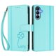 thumbnail image 3 of Funda Cartera Trébol para Samsung Galaxy A15 con Ranuras Tarjetas y Carga Inalámbrica Verde menta, 3 of 6