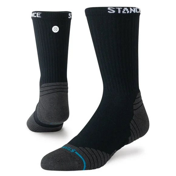 Stance Socks Golf Ribbed Mid Crew Black