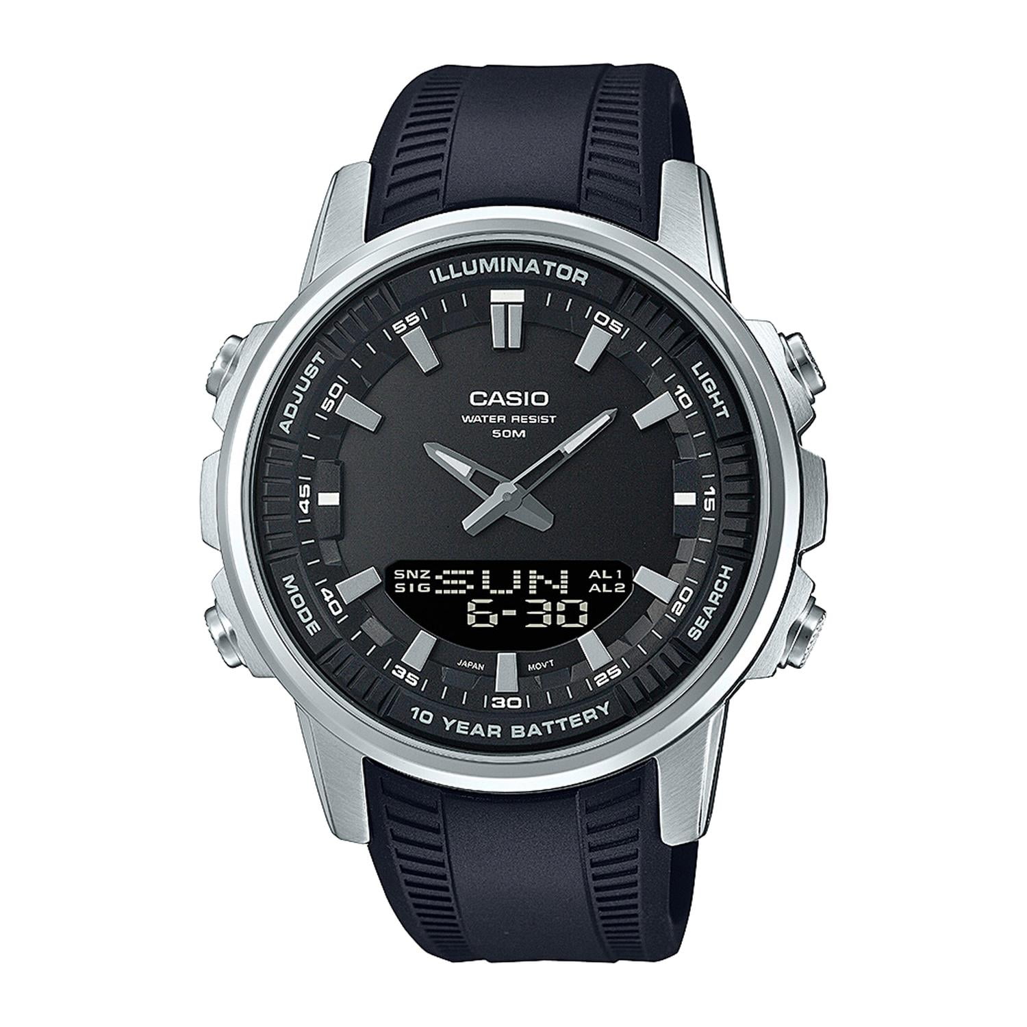 Reloj Casio Amw-880-1avdf Acero Hombre Plateado Plateado