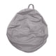 thumbnail image 5 of lino grande puf cubierta organizador ropa de cama interior juguete saco de almacenamiento gris, 5 of 5