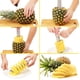 thumbnail image 5 of Descorazonador y rebanador de piña Zulay Kitchen Triple de acero inoxidable, 5 of 9