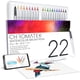 thumbnail image 1 of Set 22 Plumones Acuarelables Chromatek Punta Pincel Real, 1 of 3