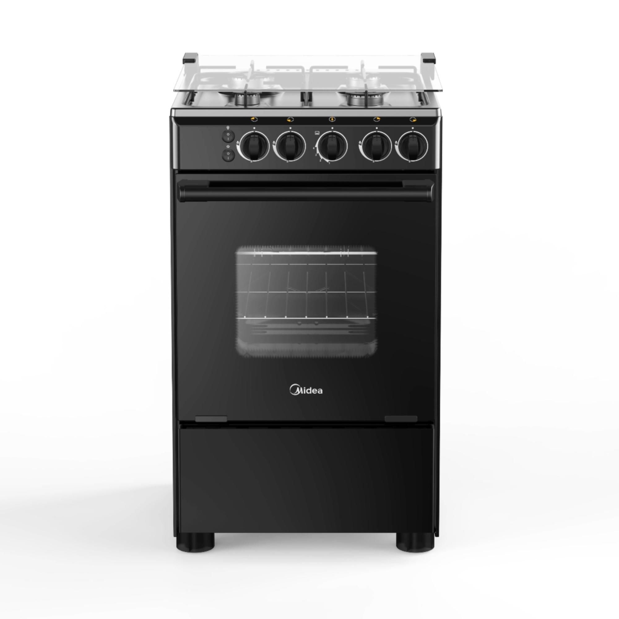 Midea - Cocina A Gas Licuado De 4 Quemadores Mcg-4Qsg20Nsbk Negra