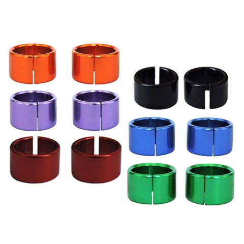 Magideal - 12 Anillos Para Patas De Paloma, 0.315 In, Anillos Para Patas De Pájaros De Pollo, Cadena Ligera Para Patas De Loro, Anillos De Clip De Identificación