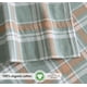 thumbnail image 4 of Sábanas de franela RUVANTI, tamaño completo, 100% algodón orgánico, color azul abeto, 4 of 7