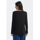 thumbnail image 3 of Polera Mujer Media Pata Con Cierre Negro, 3 of 4