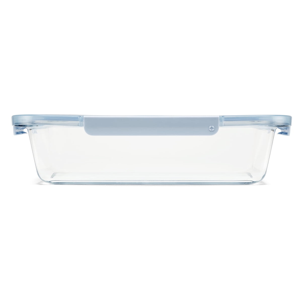 Fuente Vidrio Ello 9x13 Profunda Tapa Hermática Azul