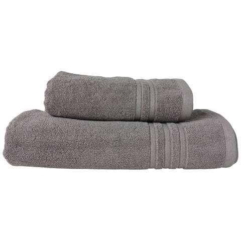 Mallorca - Juego De Toallas De Baño Grecco Gris Perla