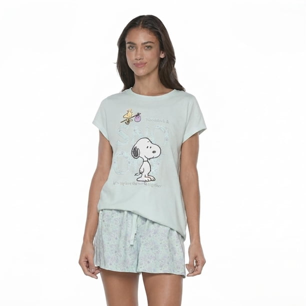 Pijama Cotton Mujer Lady Genny J-919 Snoopy
