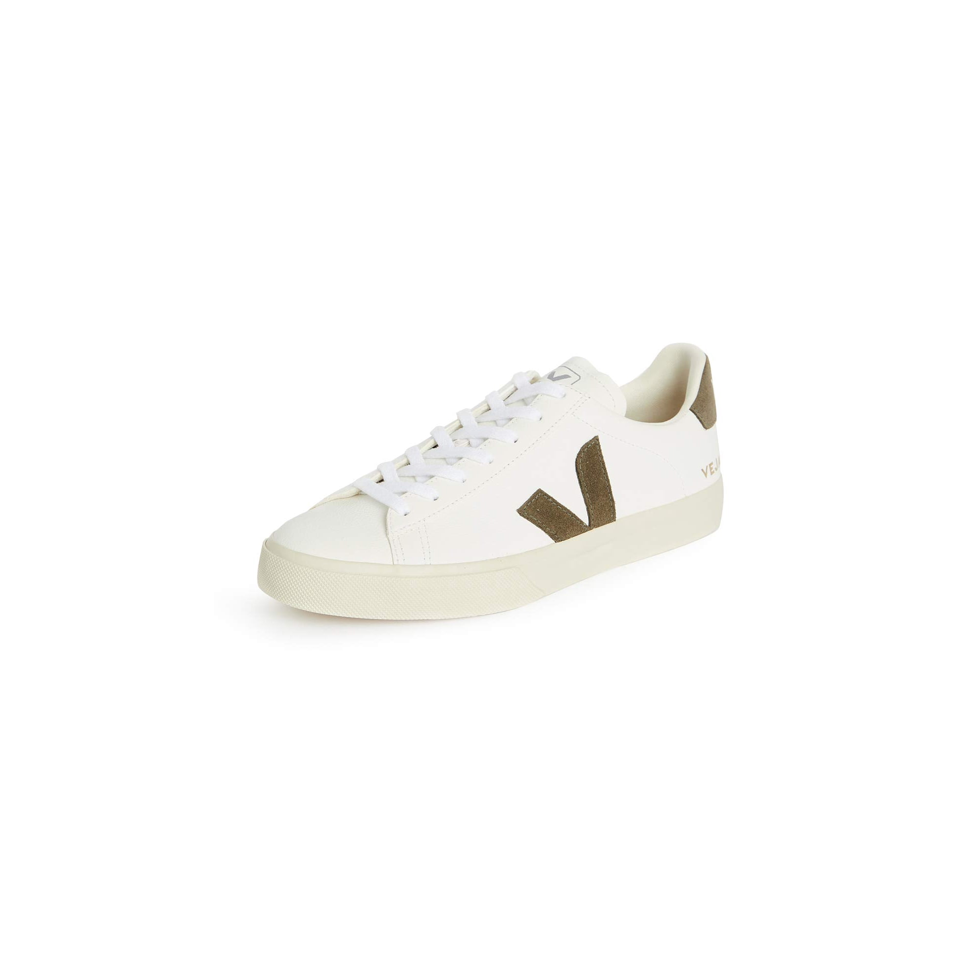 Zapatillas Veja Campo Extra Blanco/caqui Para Hombre, Talla 6 Ee. Uu.