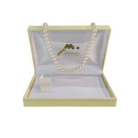 Collar De Perlas De Mallorca Enchapado En Oro 60 Cm