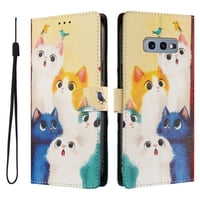 Foxdock Funda Tipo Cartera Para Samsung Galaxy S10E Con Soporte Y Correa – Diseño De Patrones Lindos