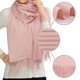 thumbnail image 4 of Chal RIIQIICHY 191 cm x 69 cm con Flecos Pashmina, 4 of 6
