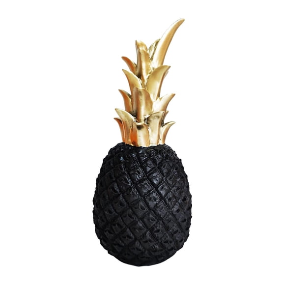 Escultura De Piña, Adornos De Escritorio Para Piano, Estantería, Mueble De TV, Negro L