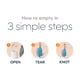 thumbnail image 2 of Contenedor para pañales Diaper Genie Essence blanco con 18 bolsas de repuesto, 2 of 8