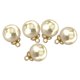thumbnail image 5 of 5pcs 16 mm botones de perlas de plástico encantos para coser scrapbooking artesanías de oro, 5 of 5