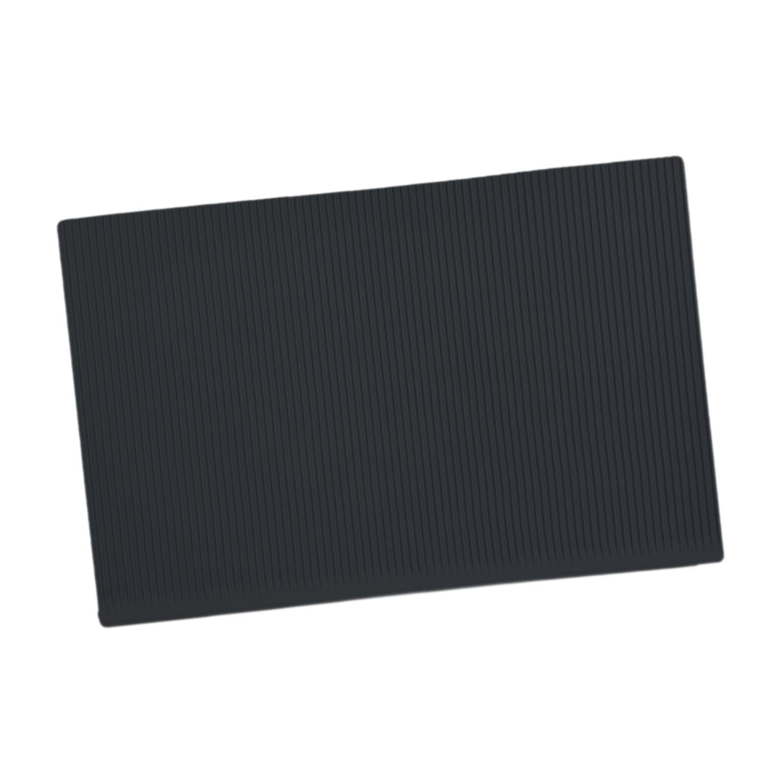 Bothyi - Revestimiento Para Estantes De Refrigerador Que Protege Contra Derrames. Aparatos De Cocina Antideslizantes, Color Negro.